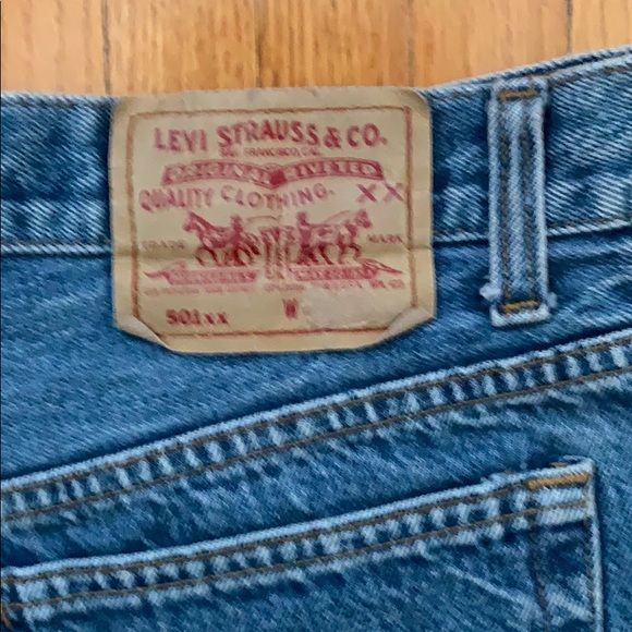 Petros Ruffled Converted Levi’s Mini - Picture 4 of 5